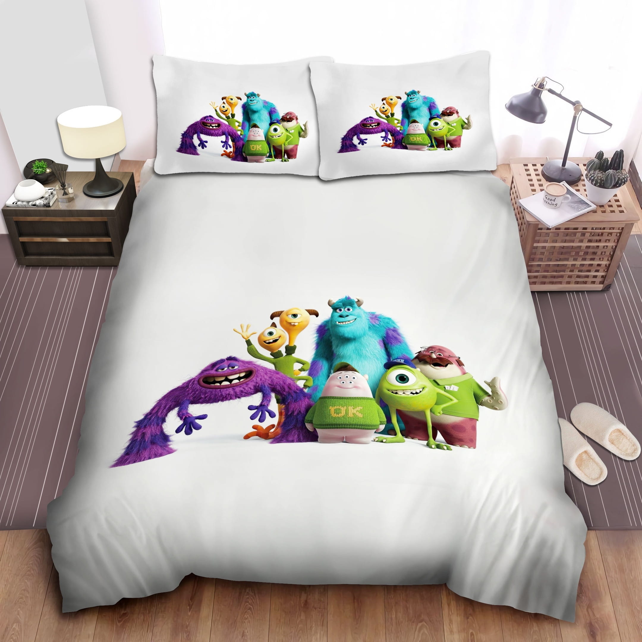 Oozma Kappa Monsters Bedding Sets Duvet Cover, Flatsheet, Pillowcases Perfect Gift For Fans