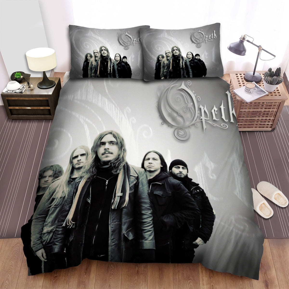 Opeth Band Grey Bedding Sets Duvet Cover, Flatsheet, Pillowcases For Every Bedroom
