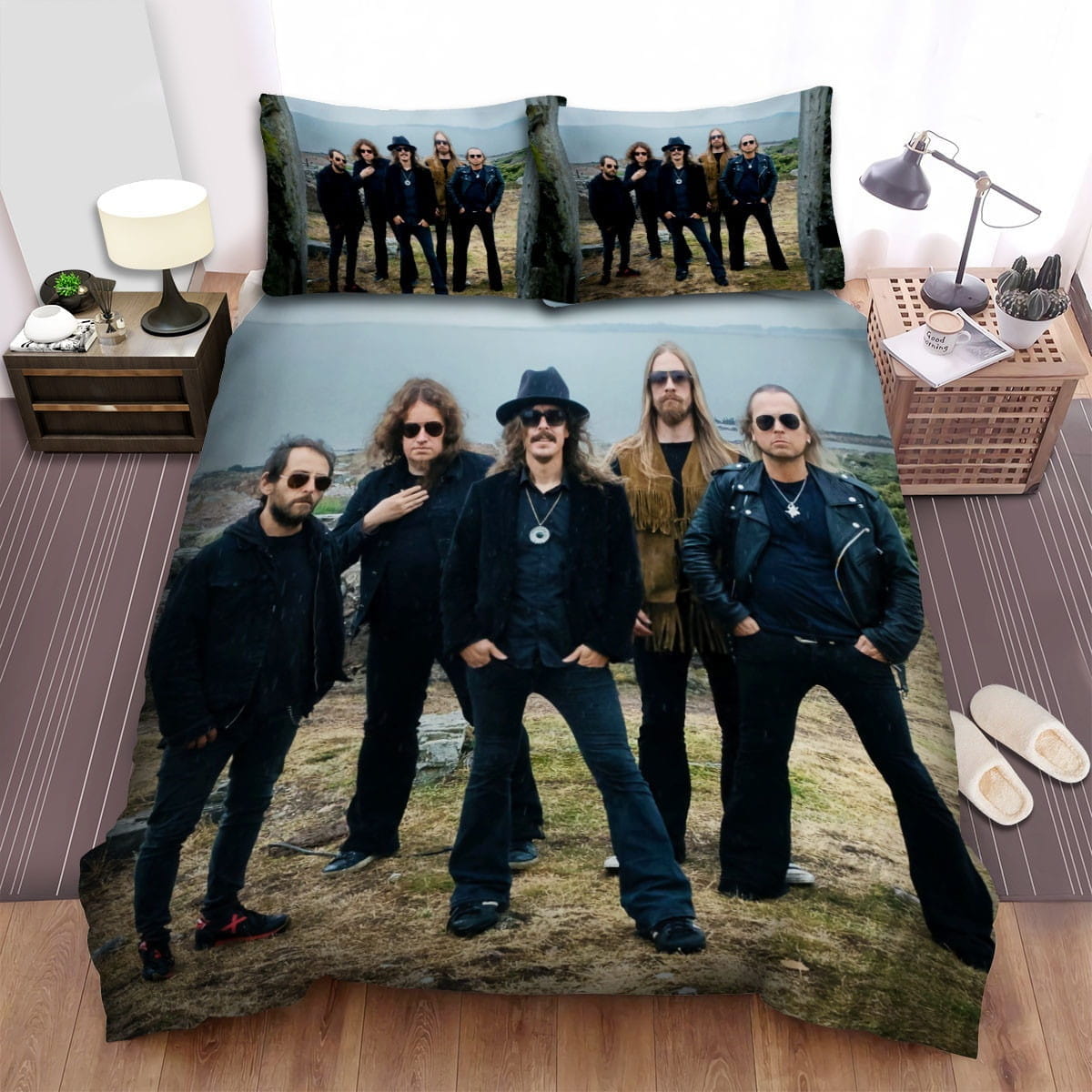 Opeth Band Sea Bedding Sets Duvet Cover, Flatsheet, Pillowcases Perfect Gift For Fans
