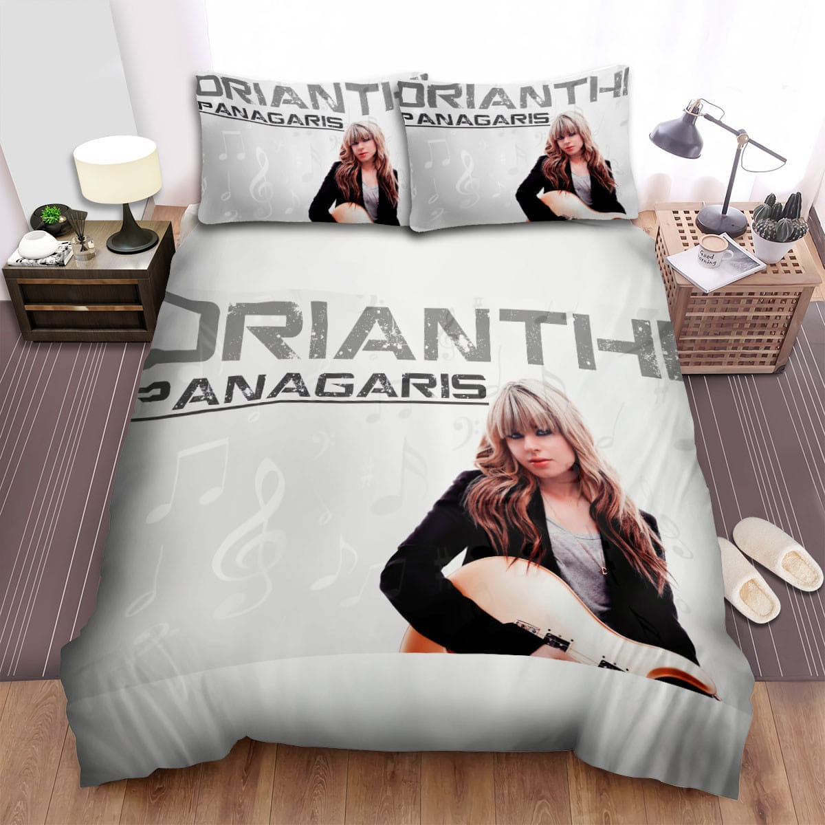 Orianthi Flirt Bedding Sets, Flatsheet Gift For Christmas, Thanksgiving, Halloween