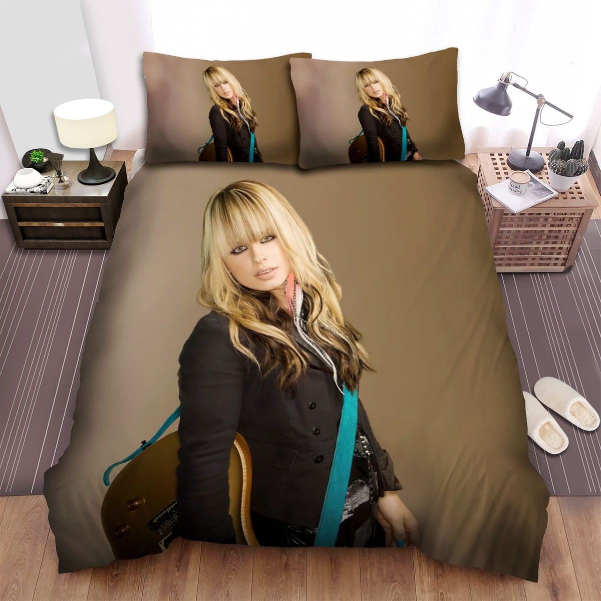 Orianthi Pose Bedding Sets Duvet Cover, Flatsheet, Pillowcase For Your Lover