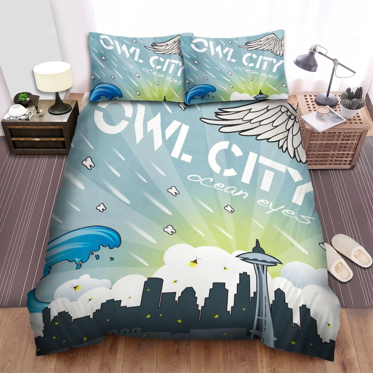 Owl City Cartoon Bedding Sets Duvet Cover, Flatsheet, Pillowcases For Every Bedroom