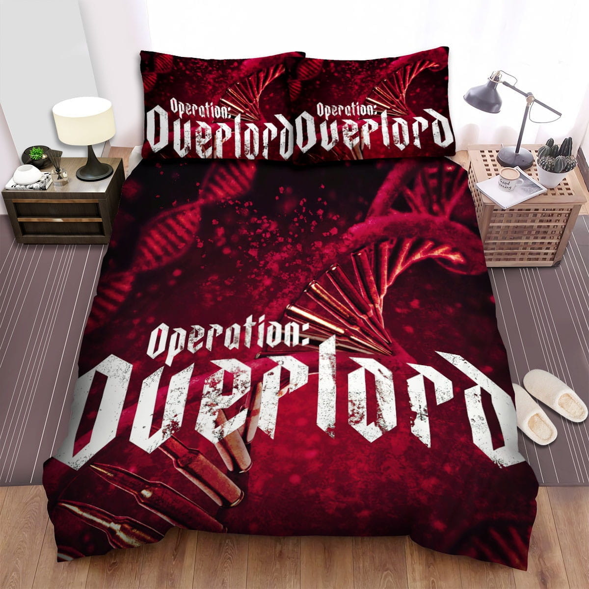 Overlord Poster Bedding Sets, Flatsheet Gift For Christmas, Thanksgiving, Halloween