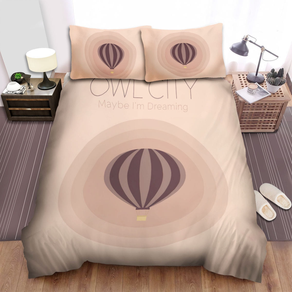 Owl City Photo Art Bedding Sets Duvet Cover, Flatsheet, Pillowcases Perfect Gift For Fans