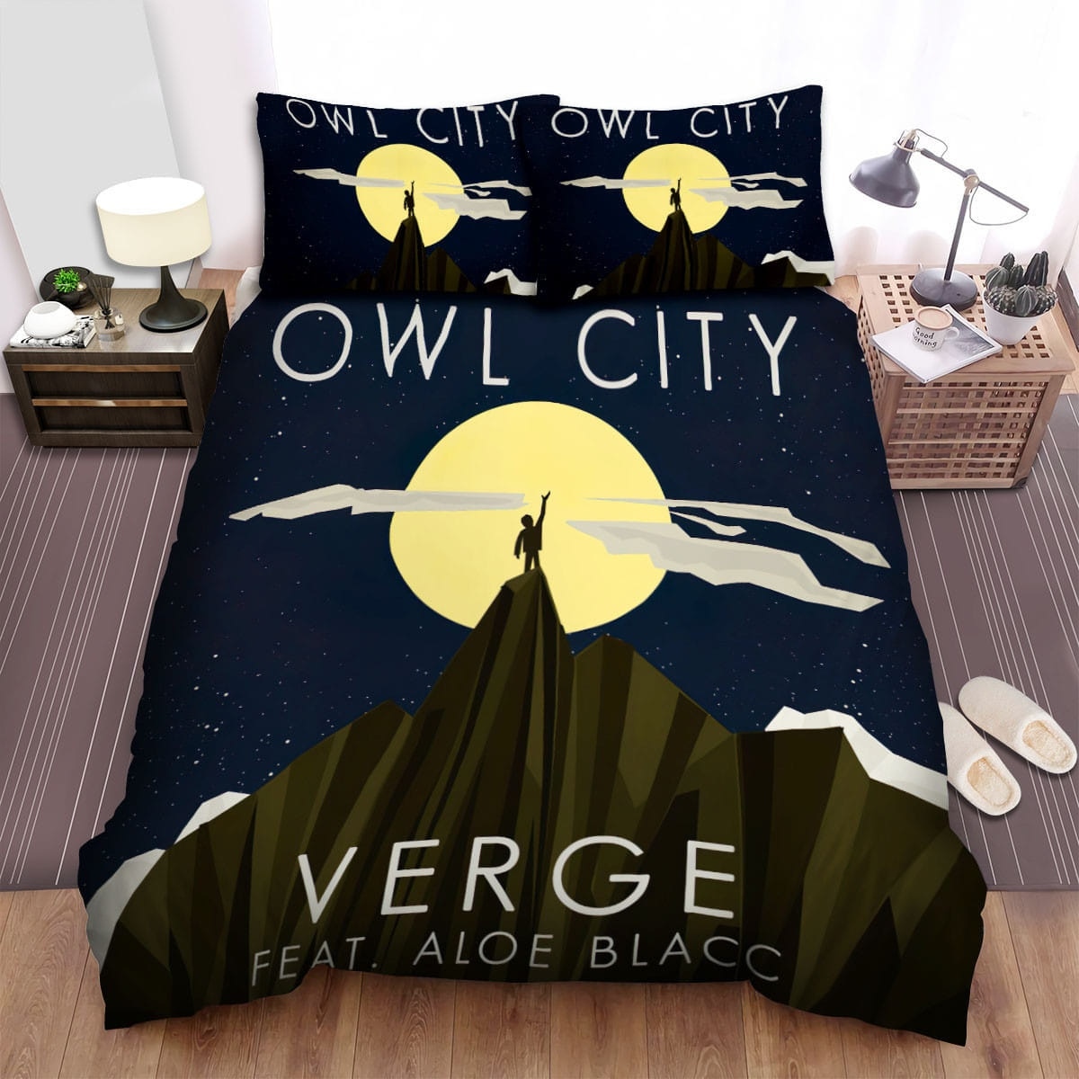 Owl City Verge Bedding Sets Duvet Cover, Flatsheet, Pillowcases Perfect Gift For Fans