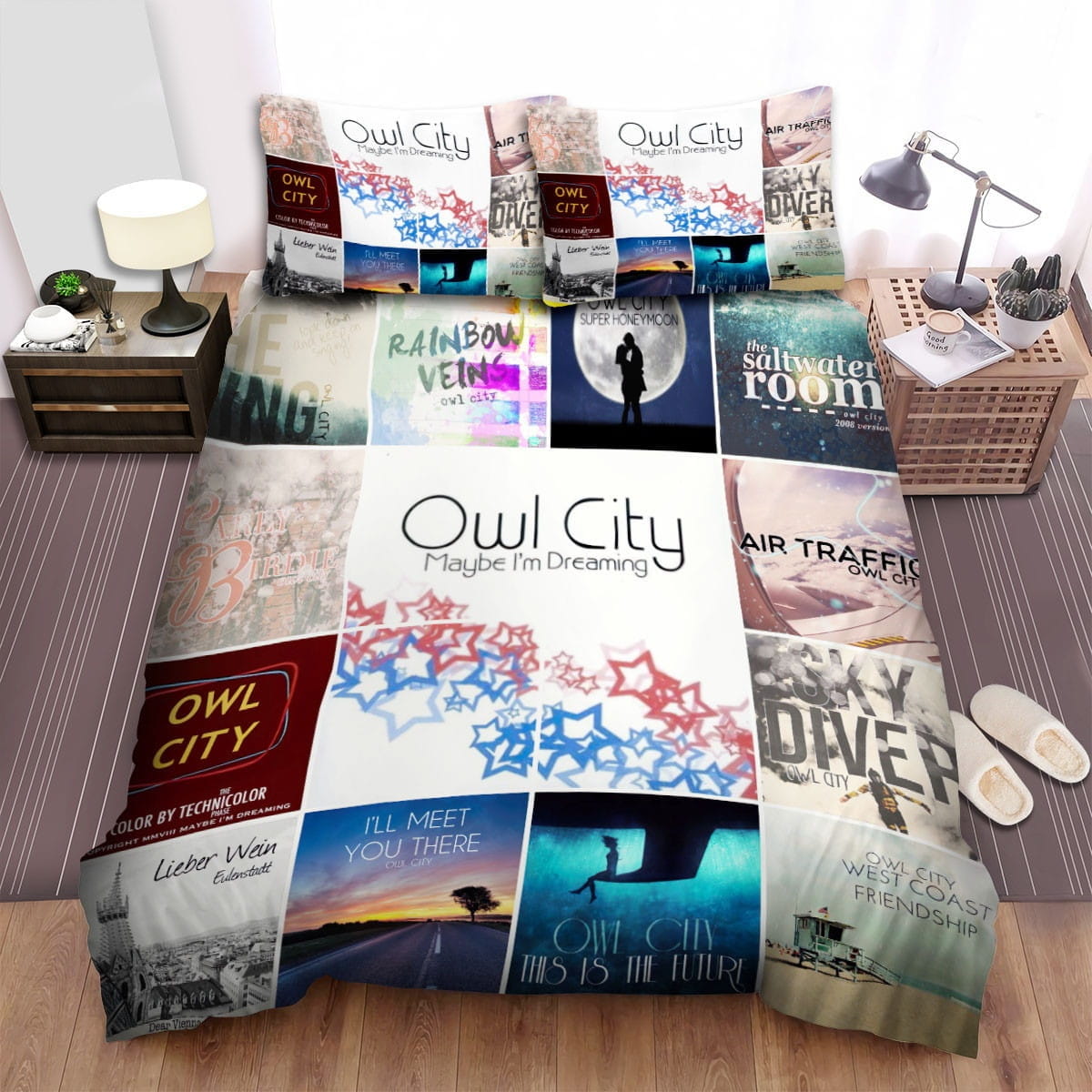 Owl City The Collections Bedding Sets Duvet Cover, Flatsheet, Pillowcases For Every Bedroom