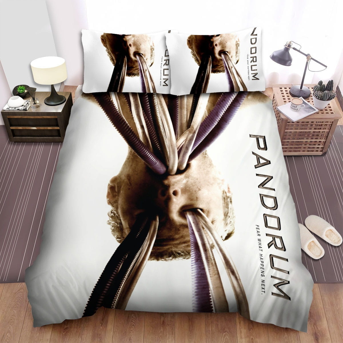 Pandorum Movie Poster 3 Bedding Sets, Flatsheet Gift For Christmas, Thanksgiving, Halloween
