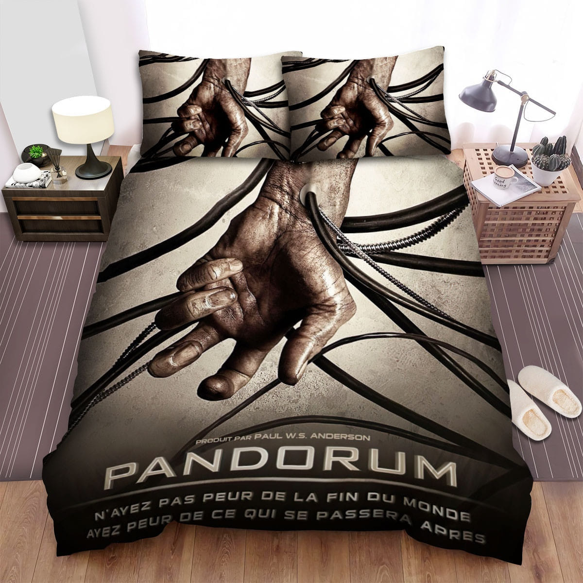 Pandorum Movie Poster 2 Bedding Set, Gift For Christmas, Birthday, Thanksgiving