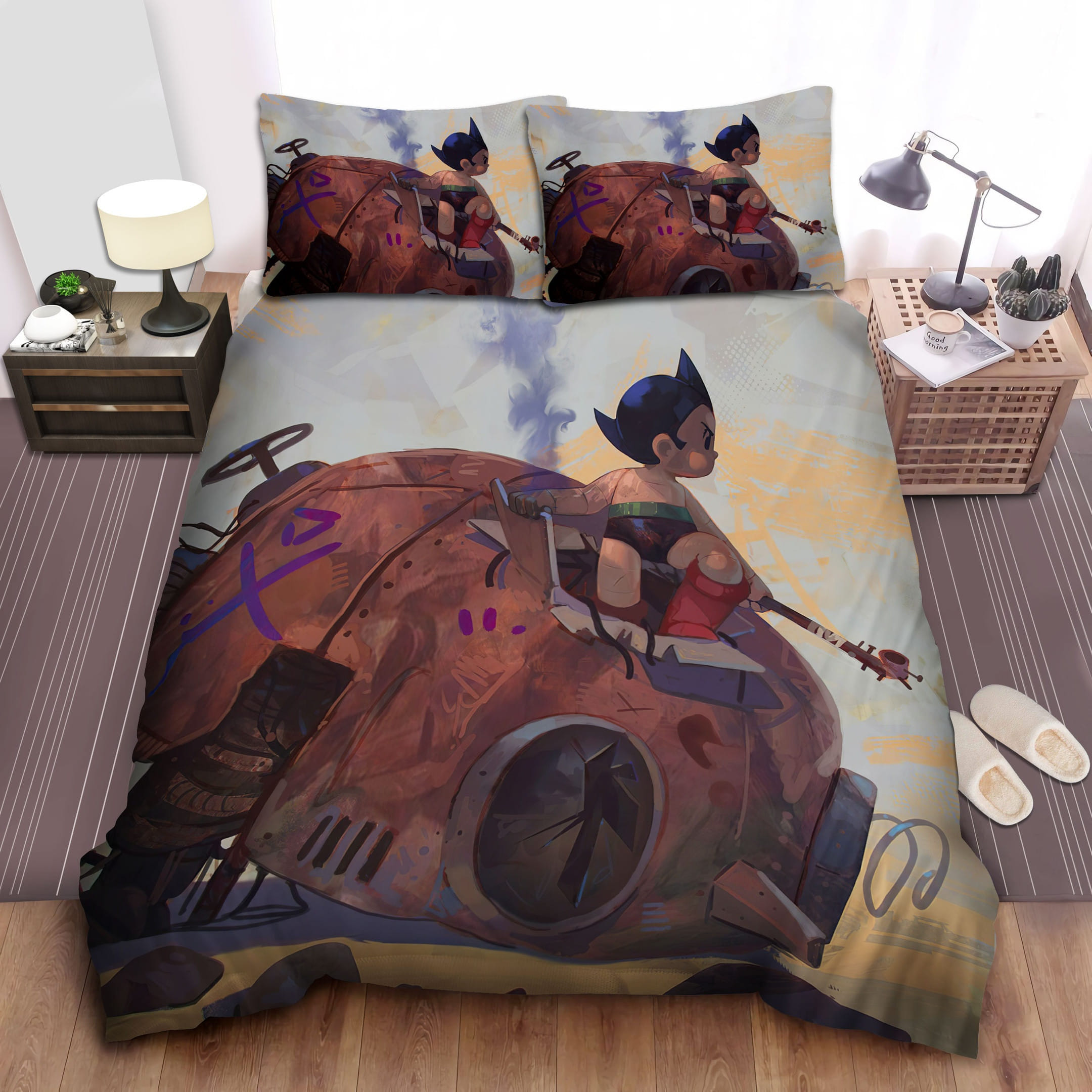 Painting Of Atom Bedding Sets Duvet Cover, Flatsheet, Pillowcases Perfect Gift For Fans