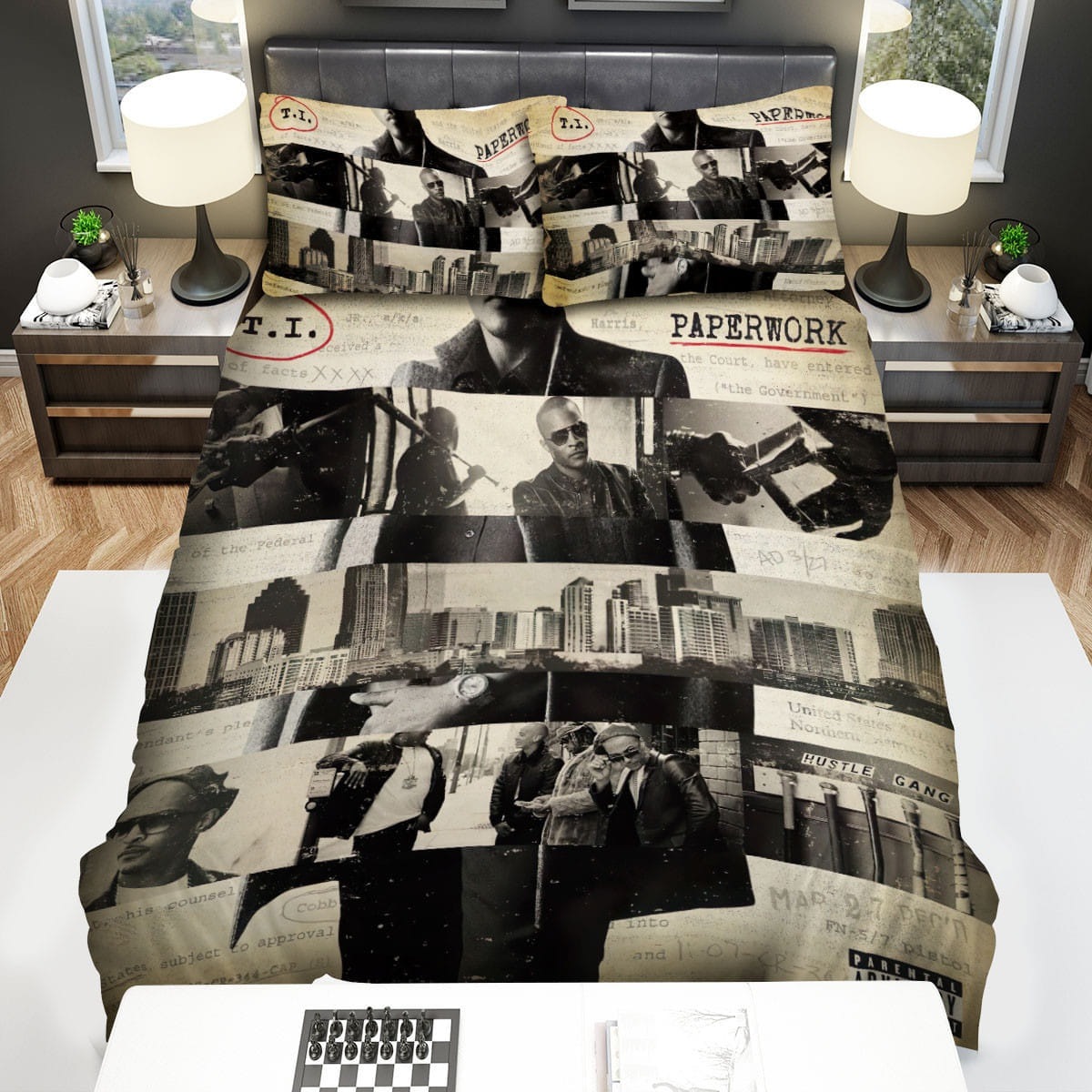 Paperwork T.I. Bedding Set, Gift For Christmas, Birthday, Thanksgiving