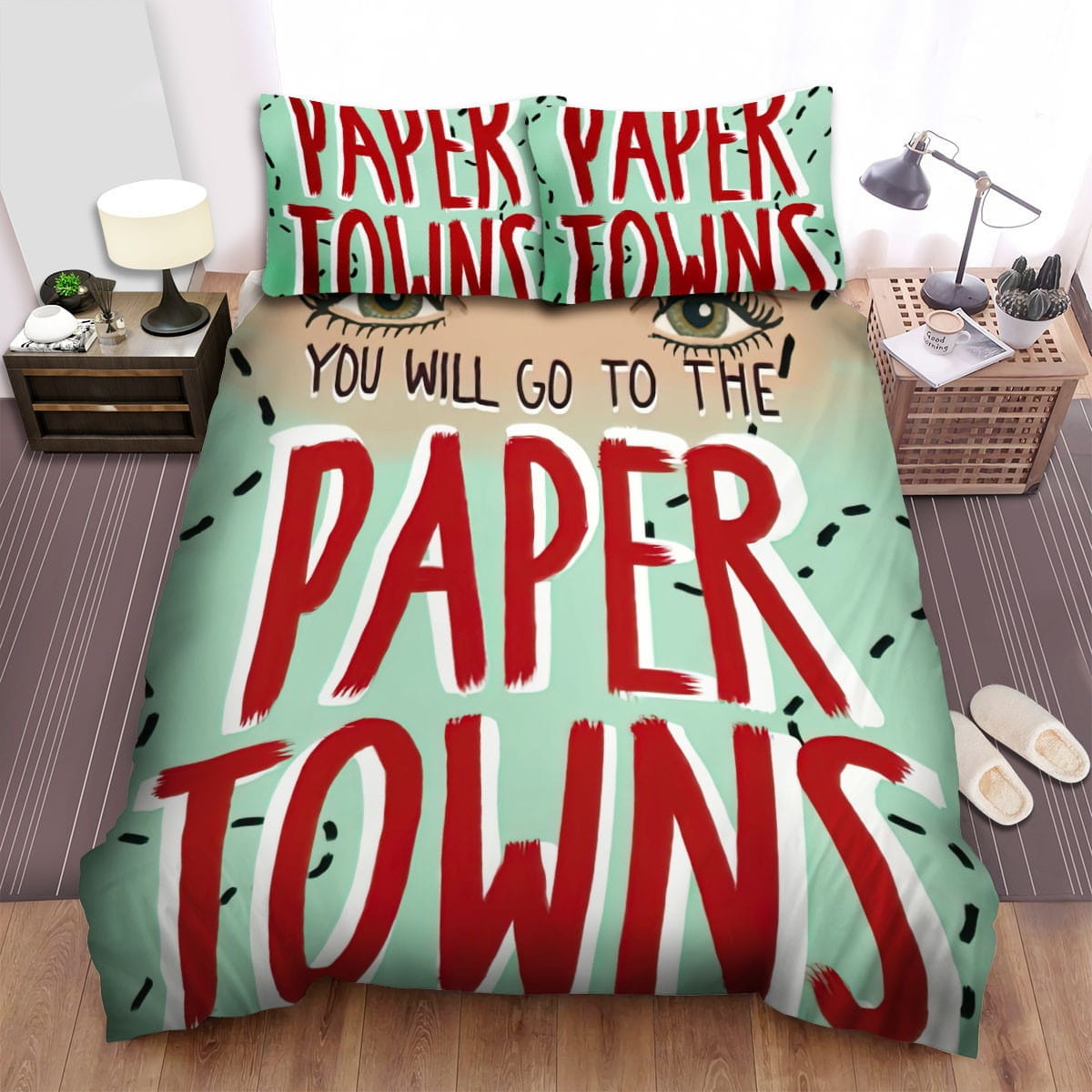 Paper Towns Movie Art 2 Bedding Sets Duvet Cover, Flatsheet, Pillowcases Perfect Gift For Fans