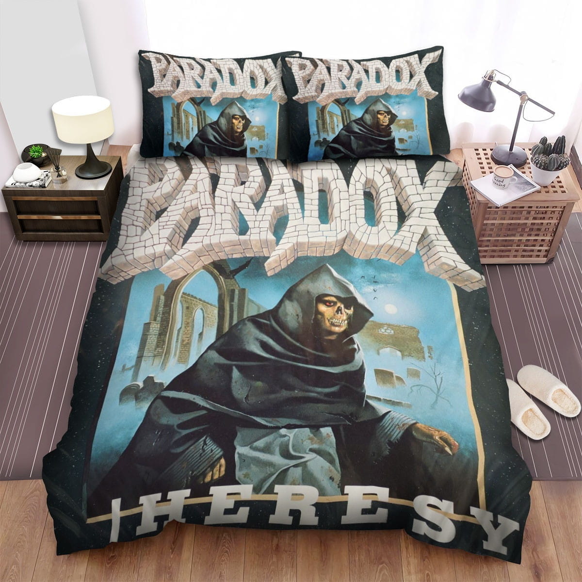 Paradox Album Cover Heresy Bedding Sets Duvet Cover, Flatsheet, Pillowcases Perfect Gift For Fans