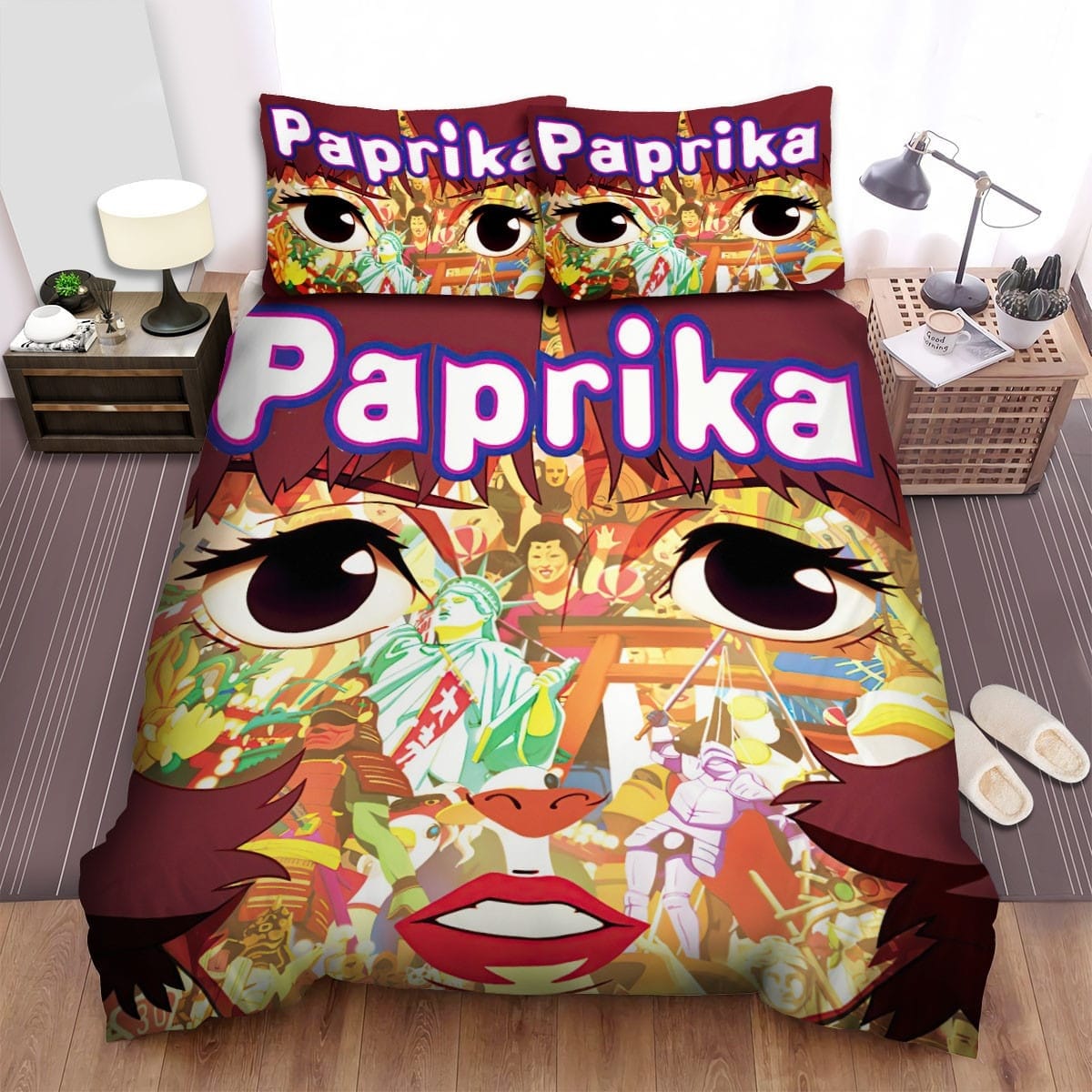Paprika Movie Poster Bedding Sets, Flatsheet Gift For Wife, Husband, Besties