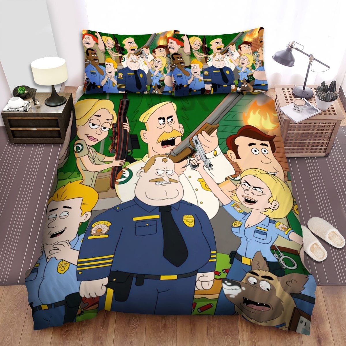 Paradise Pd Group Posing Bedding Set, Gift For Christmas, Birthday, Thanksgiving