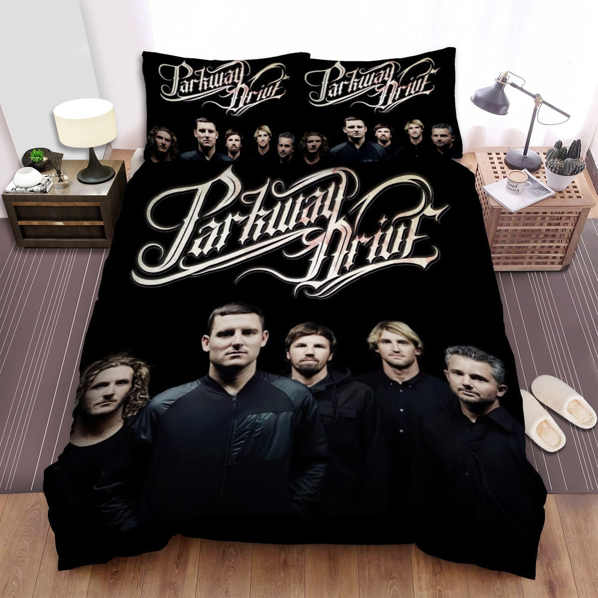 Parkway Drive Band So Deep Decorative Bedding Sets with Duvet Cover, Flatsheet, Pillowcases