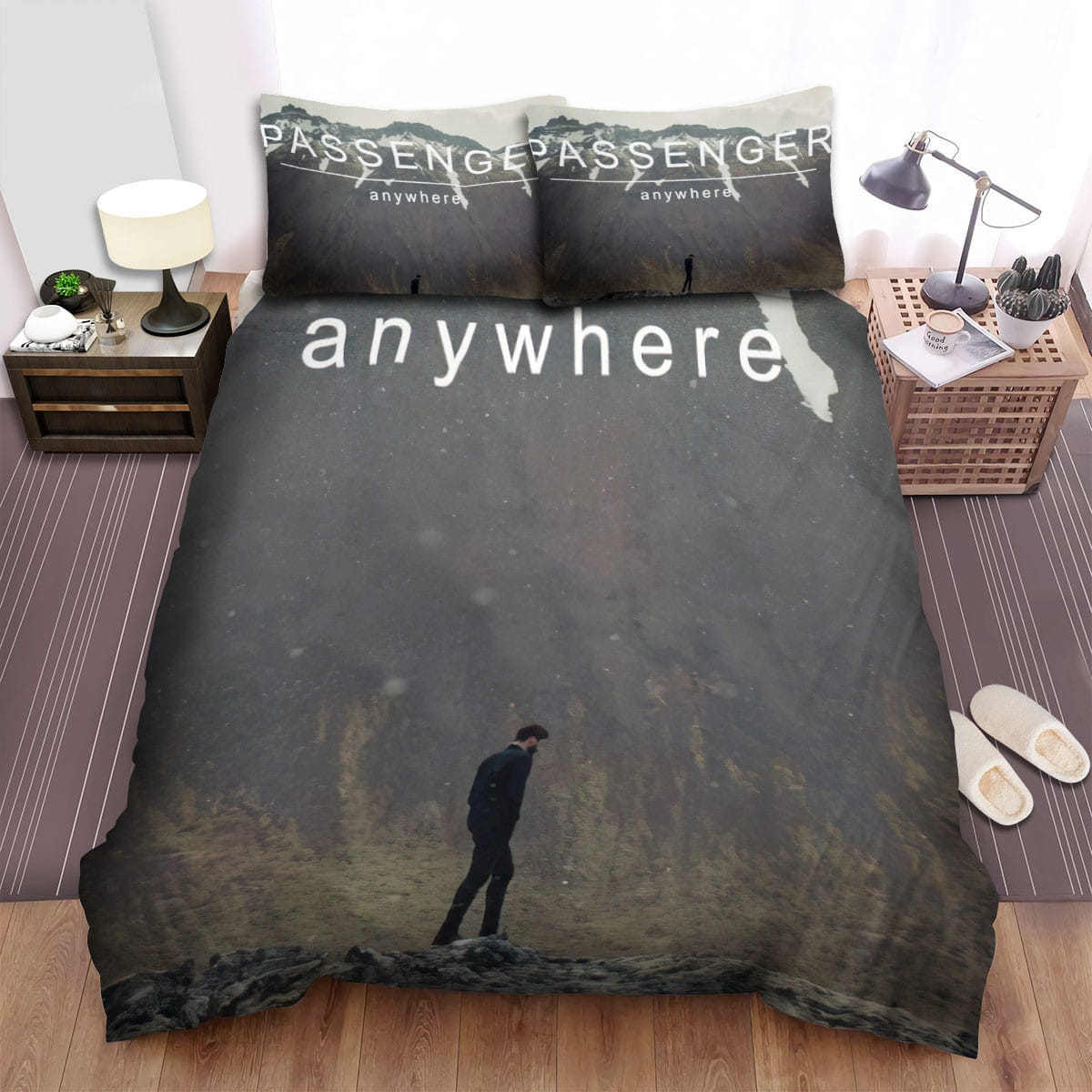 Passenger Anywhere Decorative Bedding Sets with Duvet Cover, Flatsheet, Pillowcases