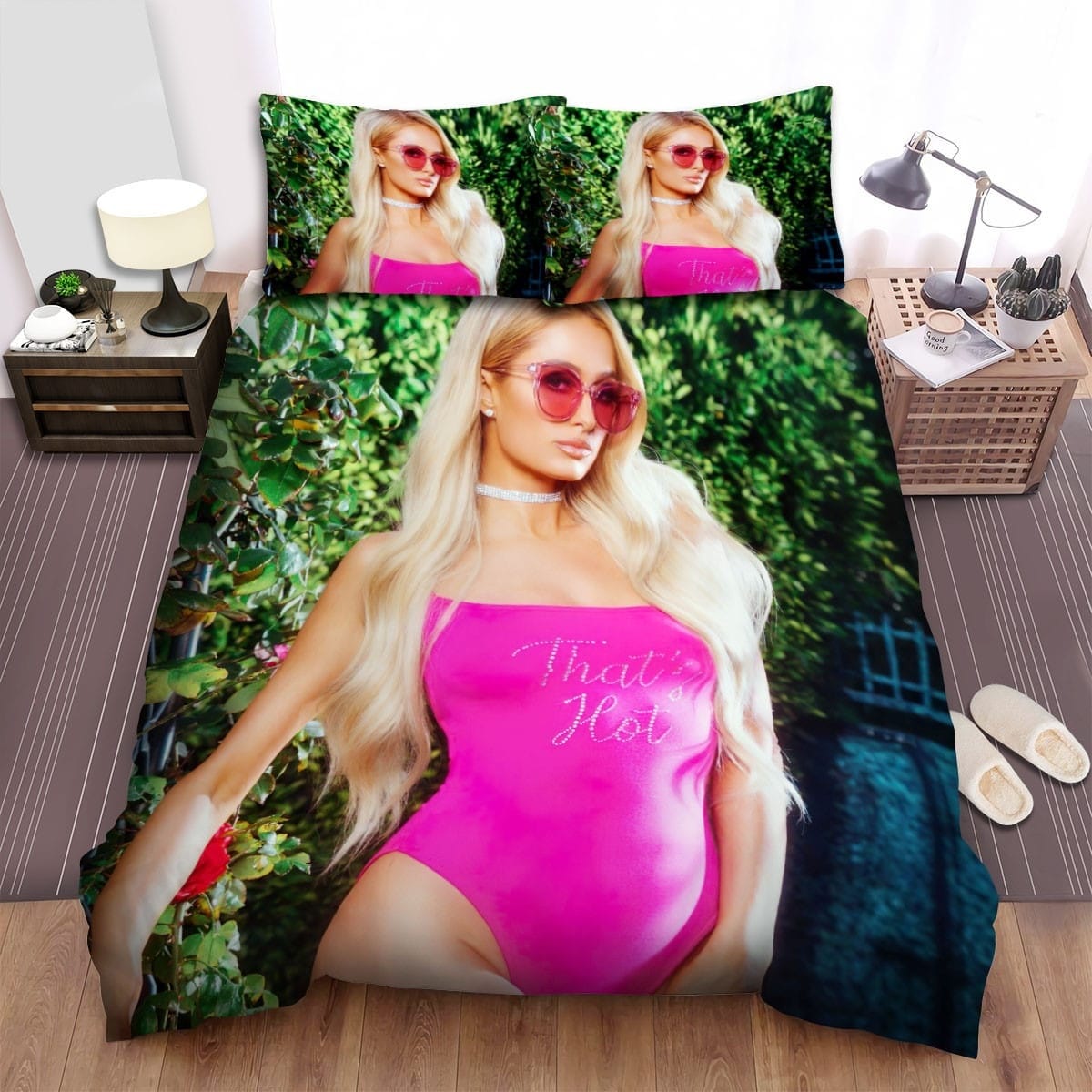 Paris Hilton Thats Hot Bedding Sets Duvet Cover, Flatsheet, Pillowcase For Your Lover
