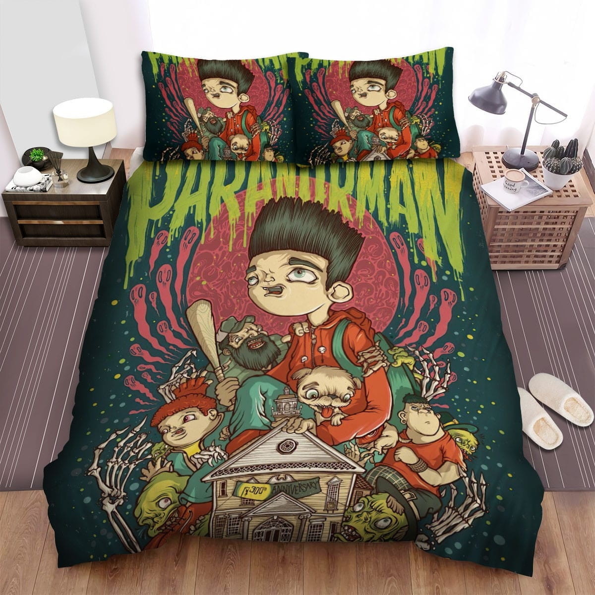 Paranorman Art Bedding Sets, Flatsheet Gift For Christmas, Thanksgiving, Halloween