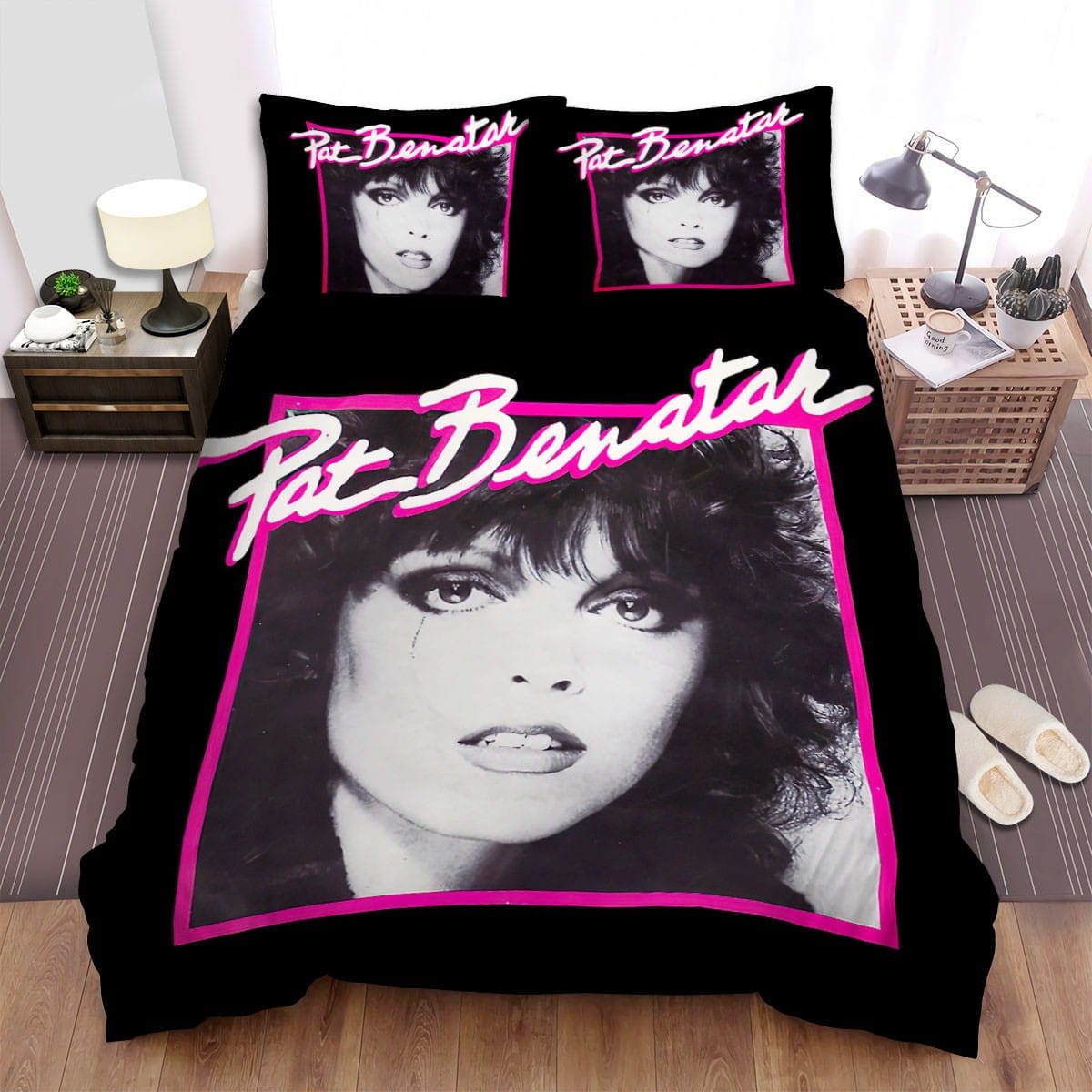 Pat Benatar Bedding Sets, Flatsheet Gift For Christmas, Thanksgiving, Halloween