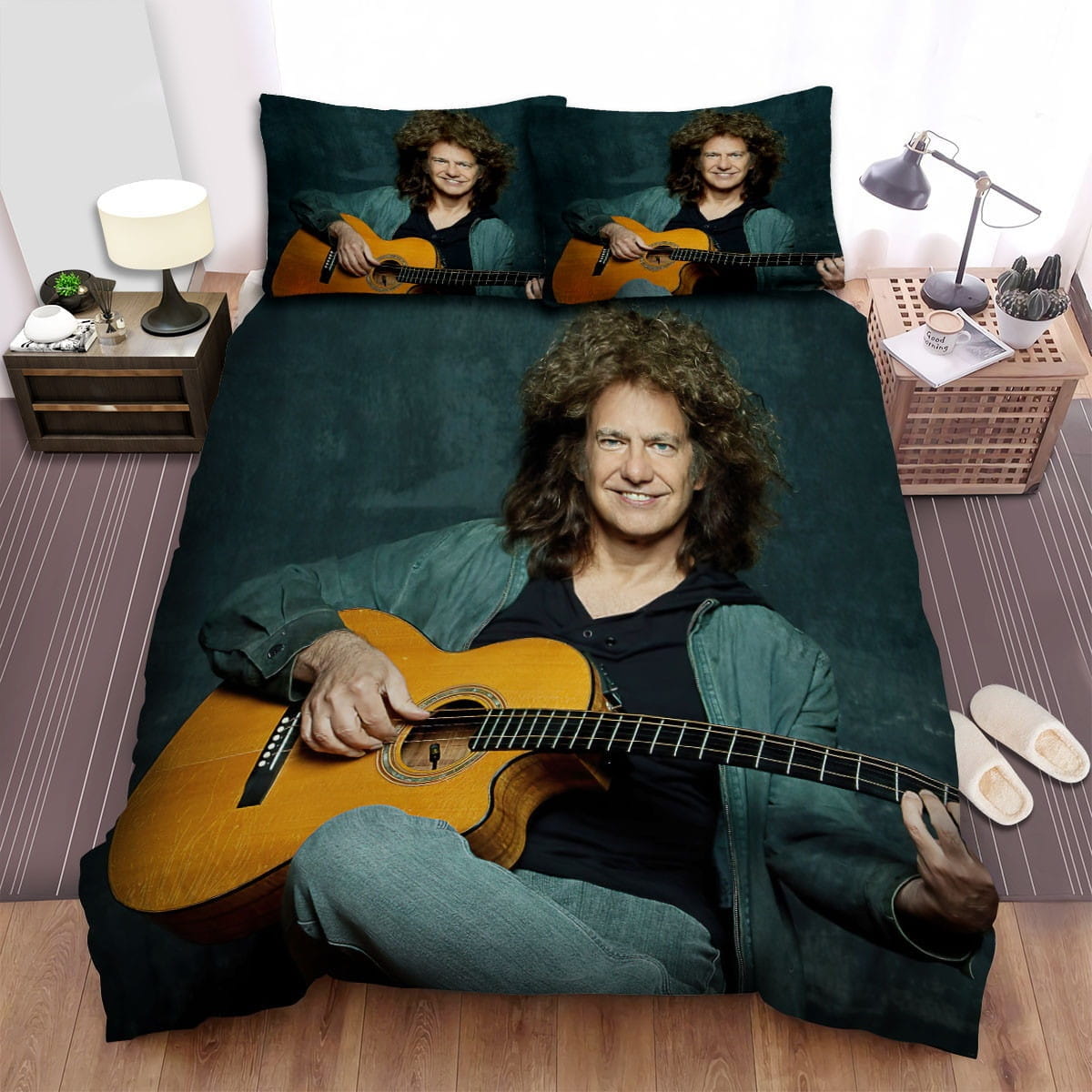 Pat Metheny Decorative Bedding Sets with Duvet Cover, Flatsheet, Pillowcases