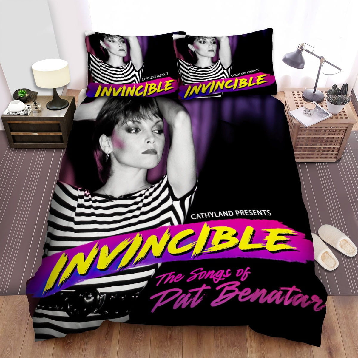 Pat Benatar Invincible Bedding Sets Duvet Cover, Flatsheet, Pillowcases For Every Bedroom