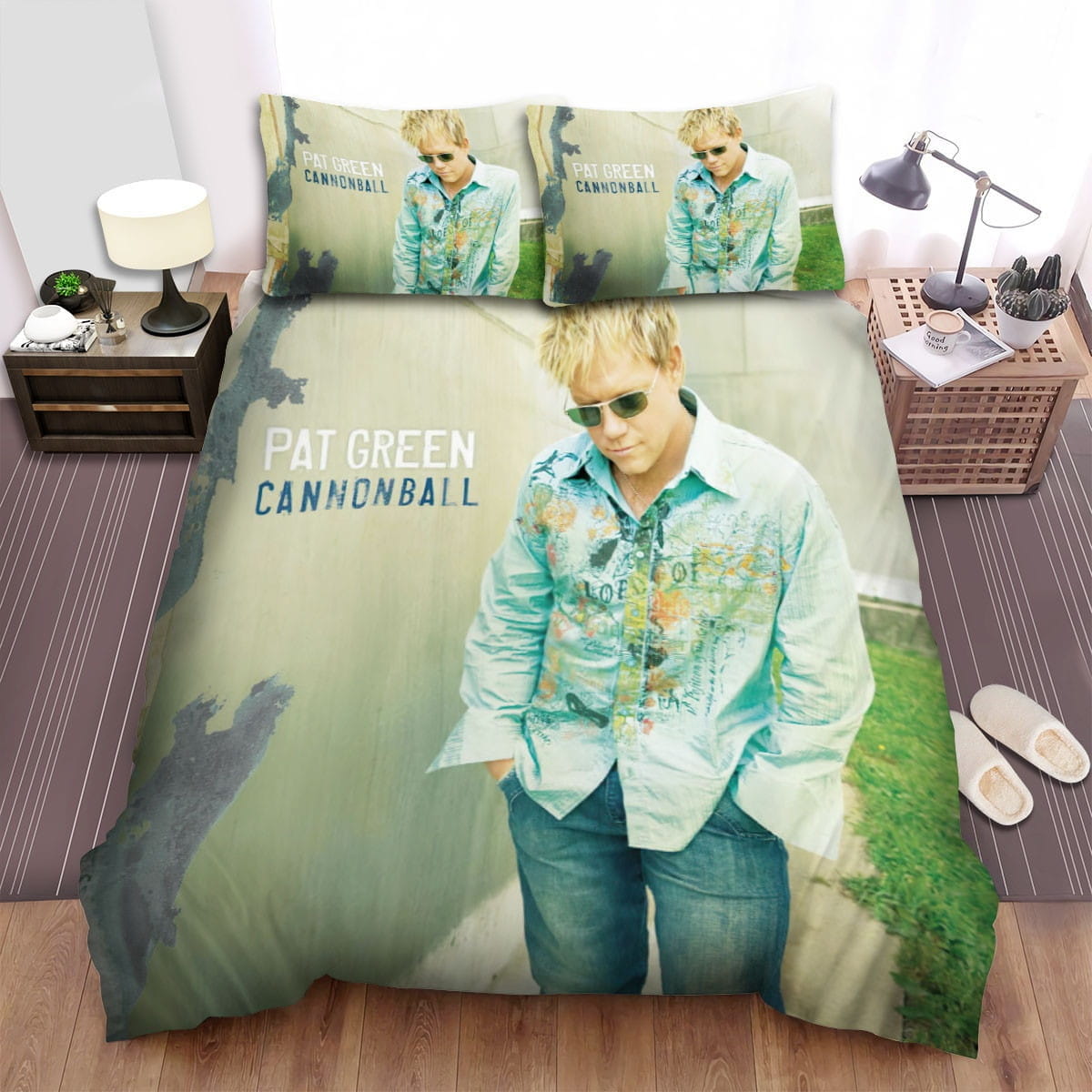 Pat Green Cannonball Bedding Set, Gift For Christmas, Birthday, Thanksgiving