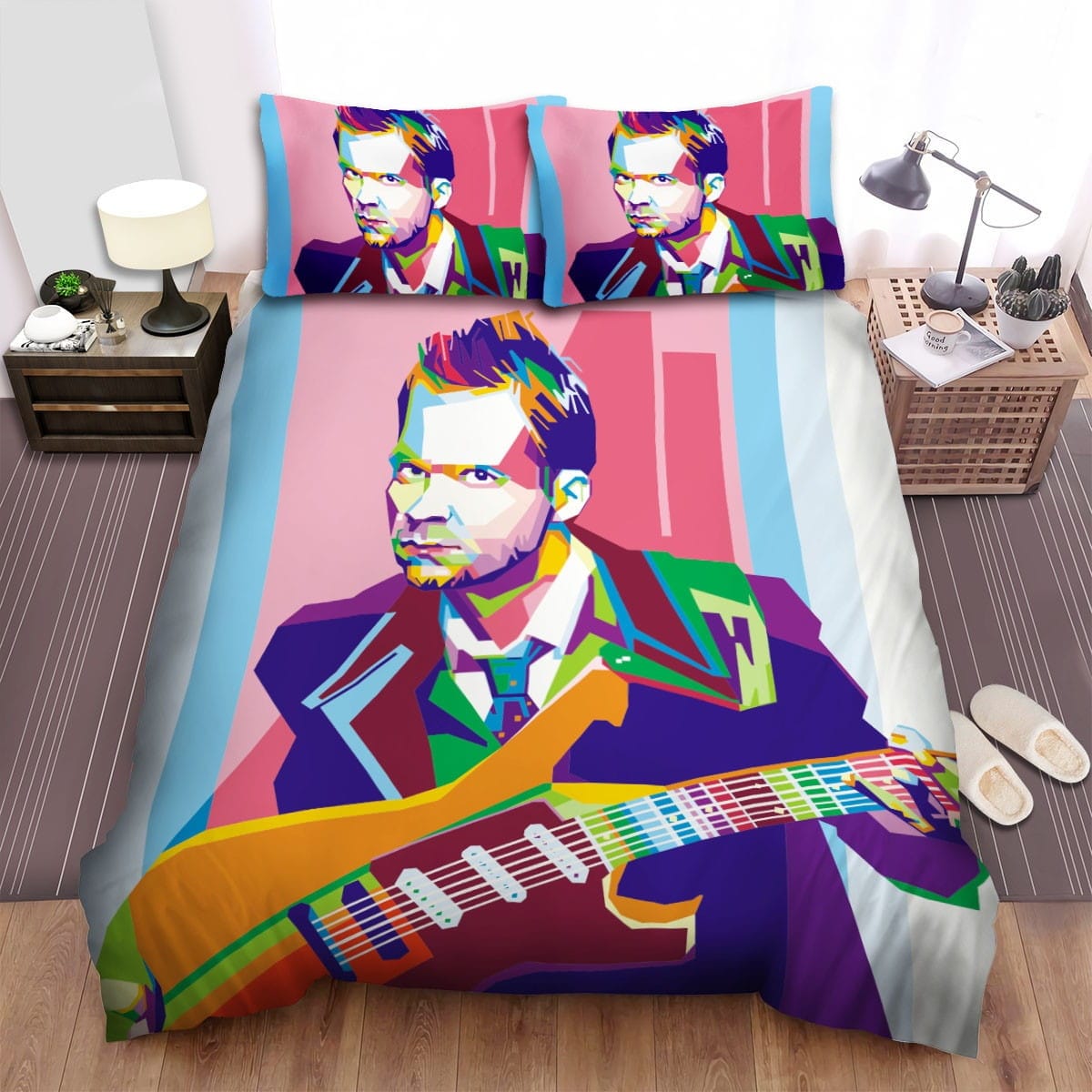 Paul Gilbert Colorful Decorative Bedding Sets with Duvet Cover, Flatsheet, Pillowcases