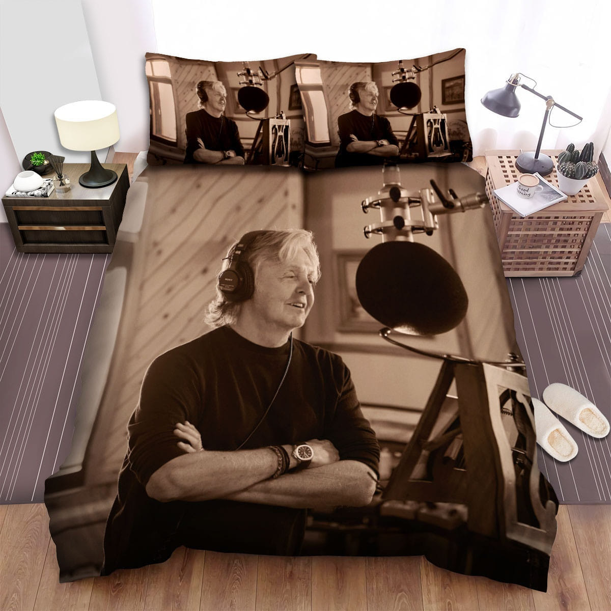 Paul Mccartney Photo Bedding Sets, Flatsheet Gift For Wife, Husband, Besties