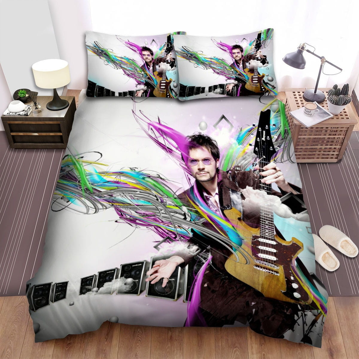 Paul Gilbert Speakers Bedding Sets Duvet Cover, Flatsheet, Pillowcases For Every Bedroom