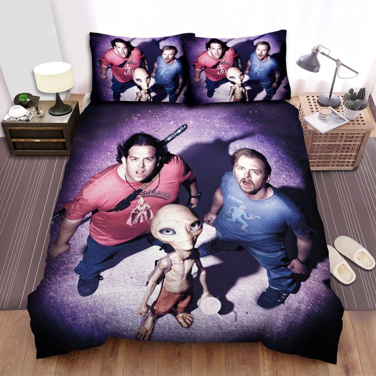 Paul Movie Poster 2 Bedding Sets Duvet Cover, Flatsheet, Pillowcases Perfect Gift For Fans