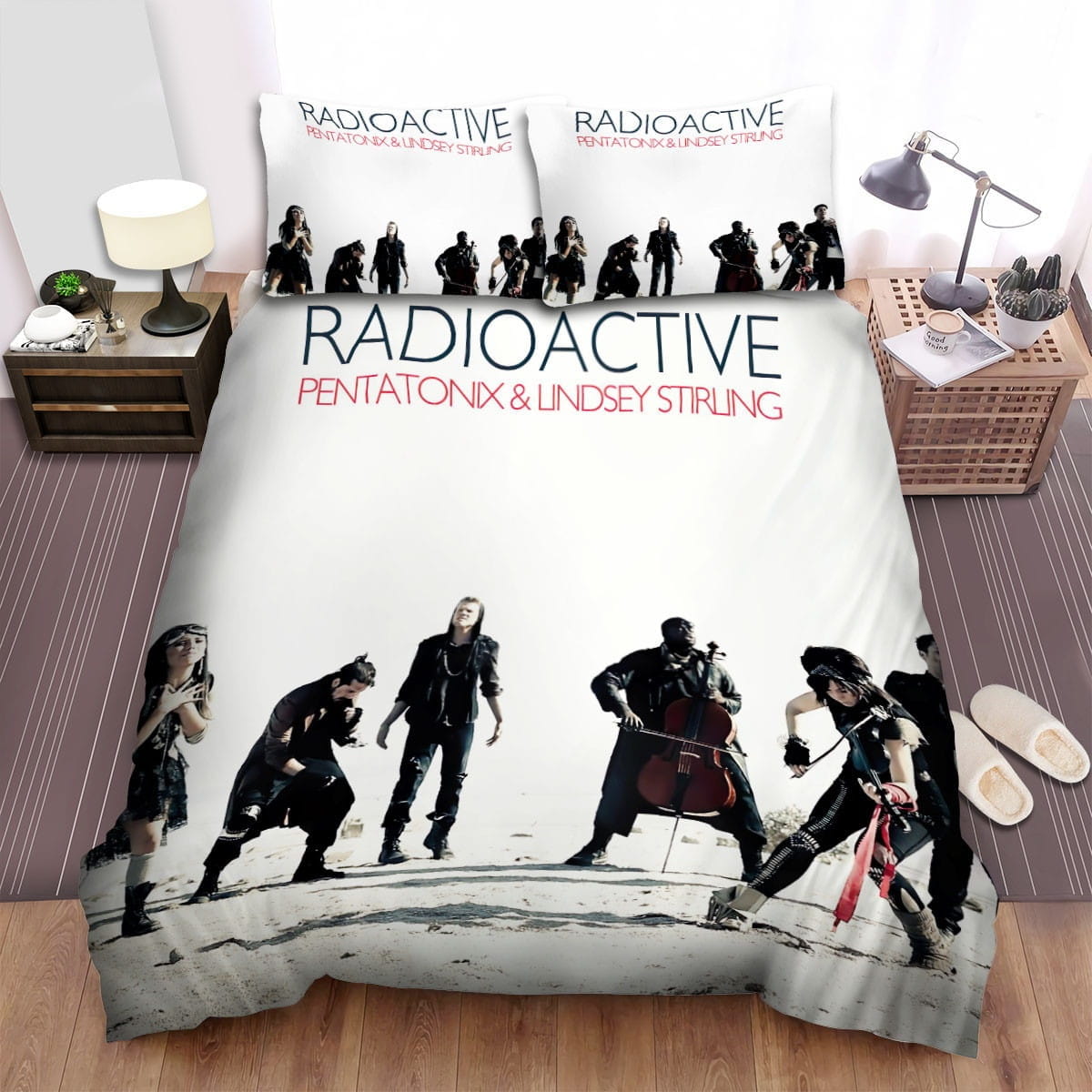Pentatonix Radioactive Bedding Set, Gift For Christmas, Birthday, Thanksgiving