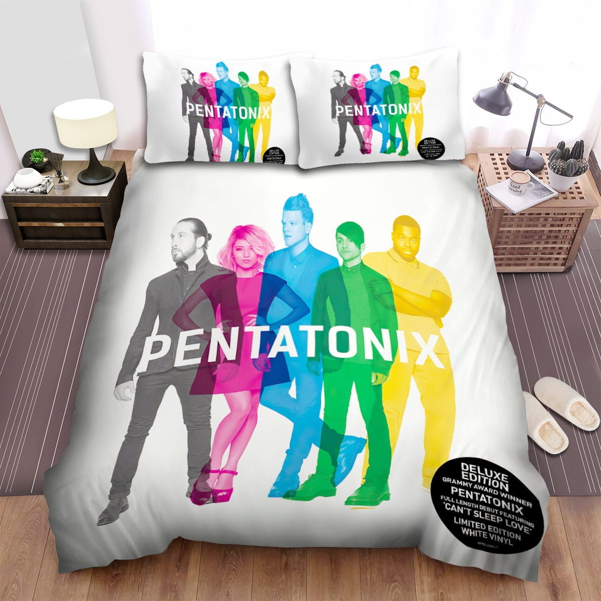 Pentatonix 5 Colors Bedding Set, Gift For Christmas, Birthday, Thanksgiving