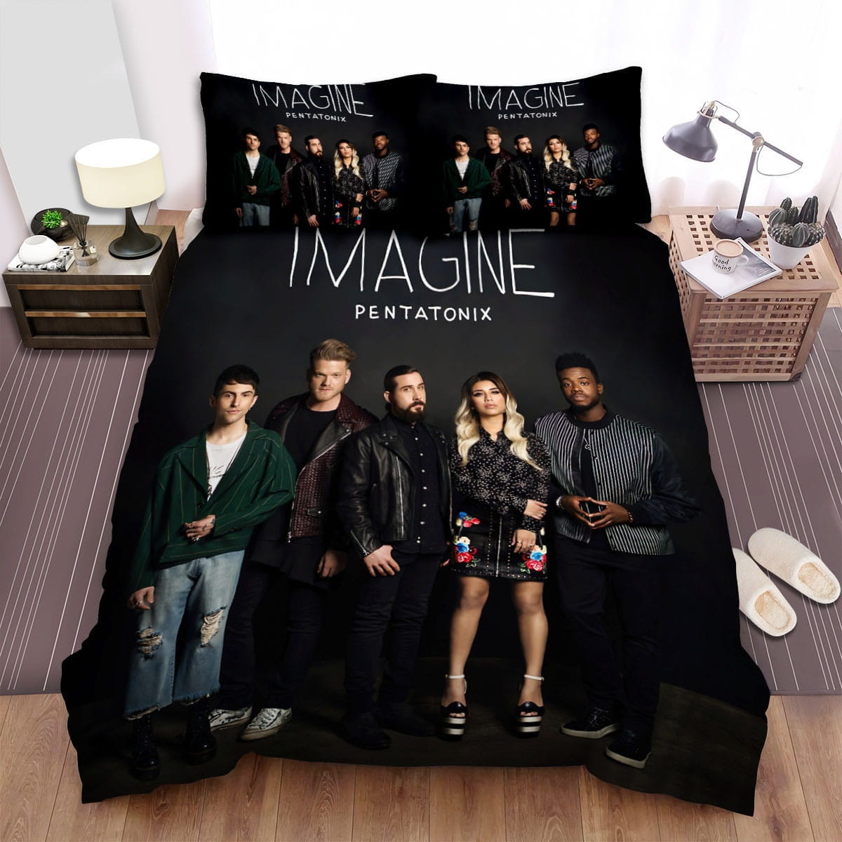 Pentatonix Imagine Bedding Sets Duvet Cover, Flatsheet, Pillowcases Perfect Gift For Fans
