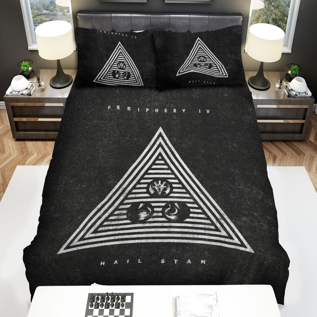 Periphery Hail Stan Bedding Sets, Flatsheet Gift For Christmas, Thanksgiving, Halloween