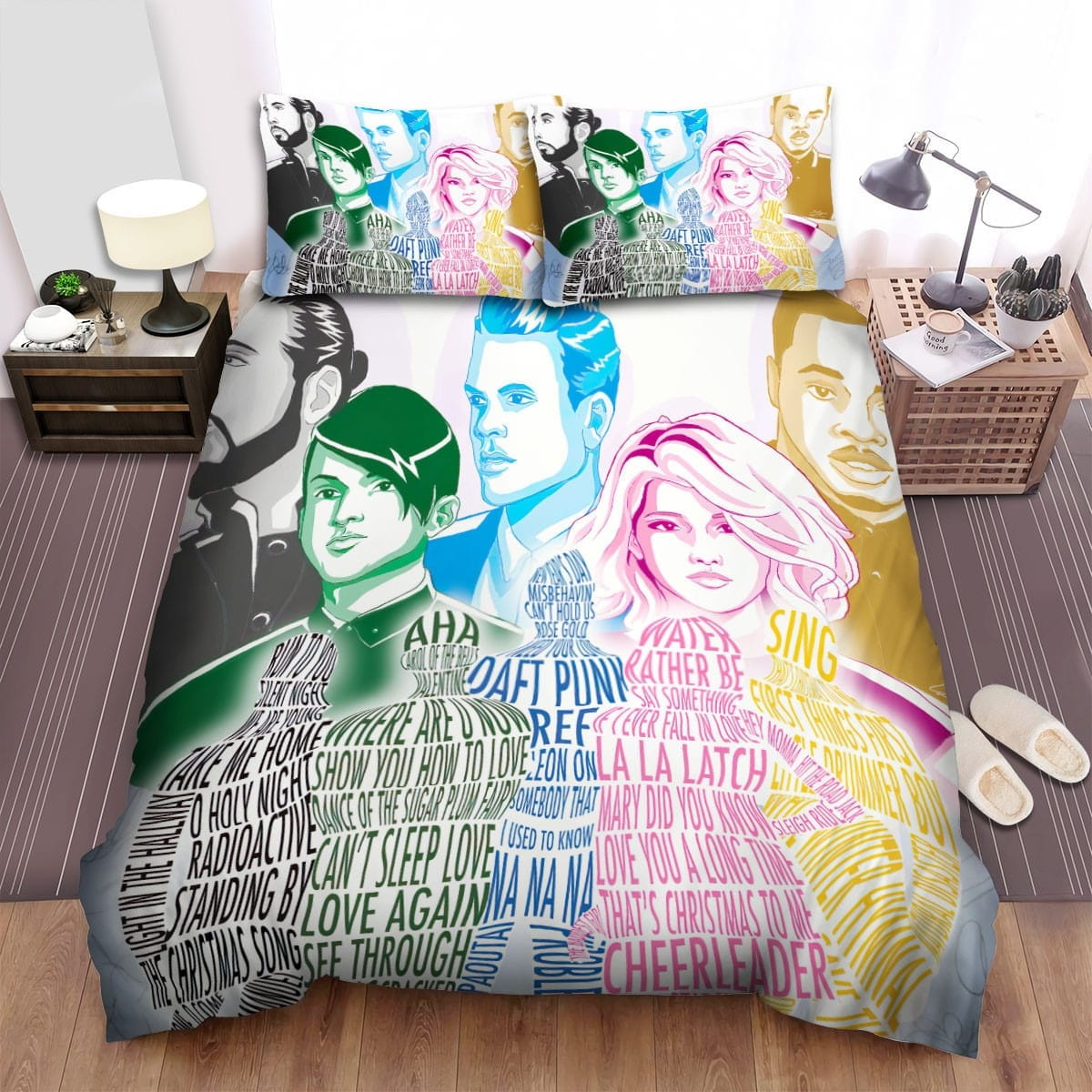 Pentatonix Art Cartoon Bedding Sets Duvet Cover, Flatsheet, Pillowcases For Every Bedroom