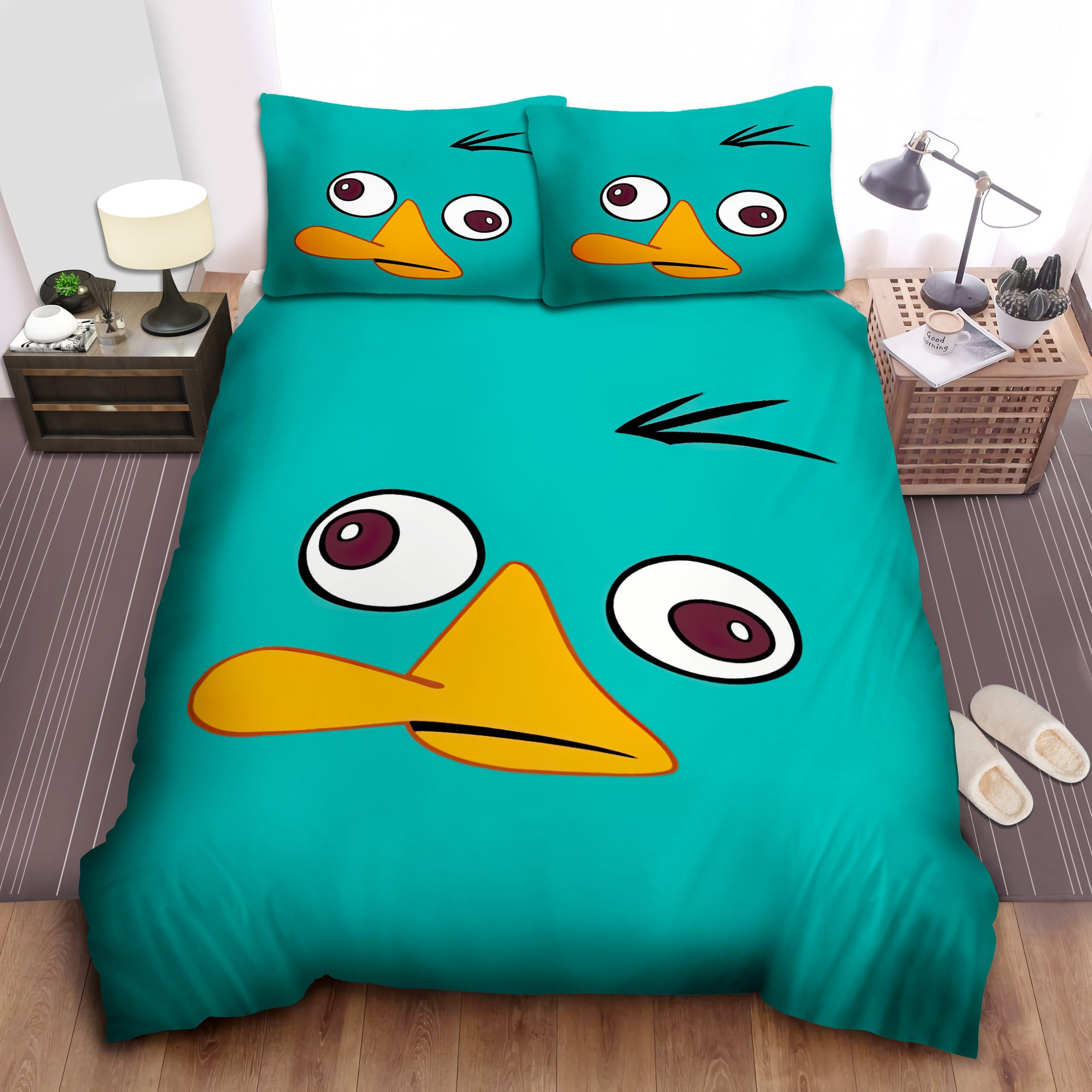 Perry Dumb Face Bedding Sets Duvet Cover, Flatsheet, Pillowcase For Your Lover