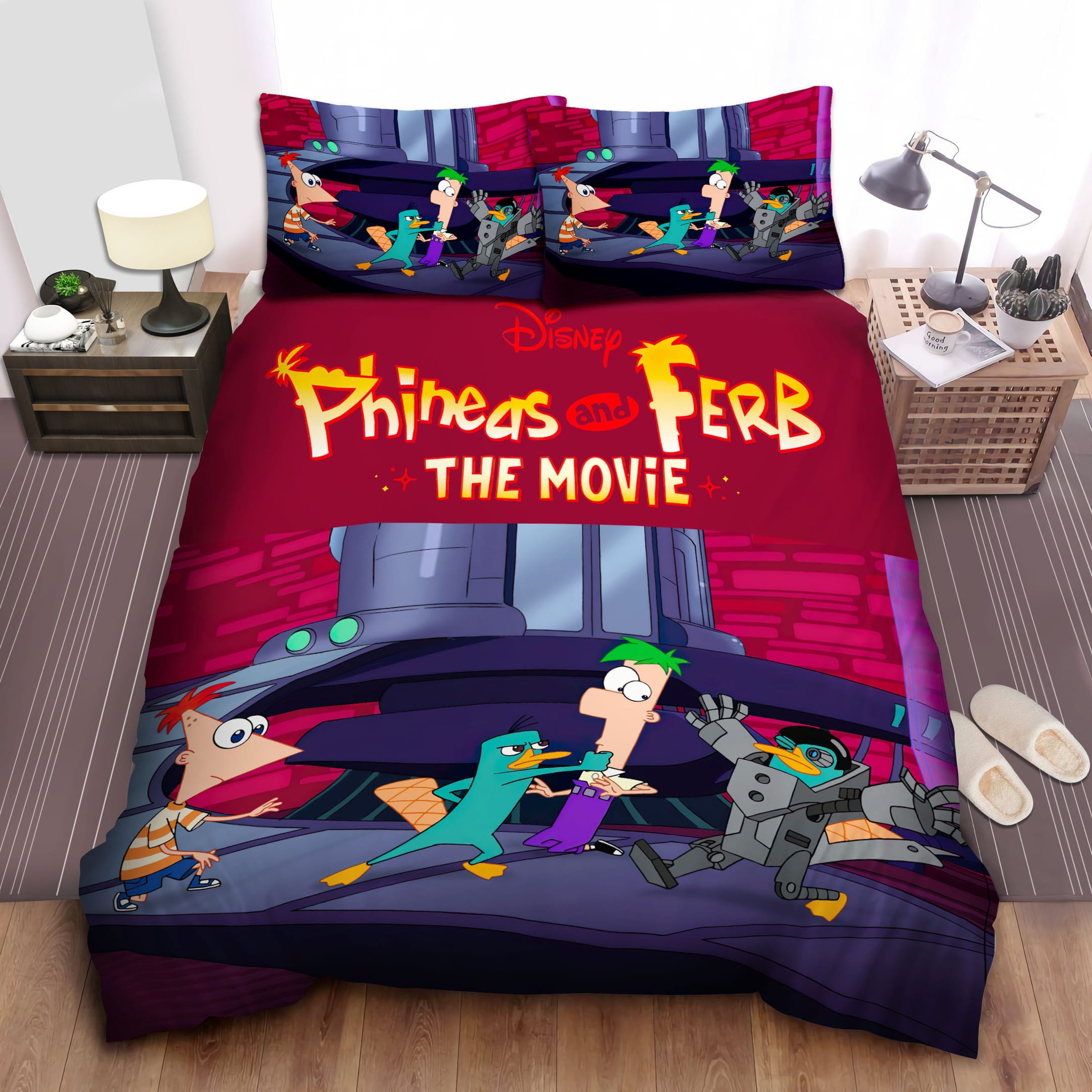 Perry Punching Perry Bedding Set, Gift For Christmas, Birthday, Thanksgiving