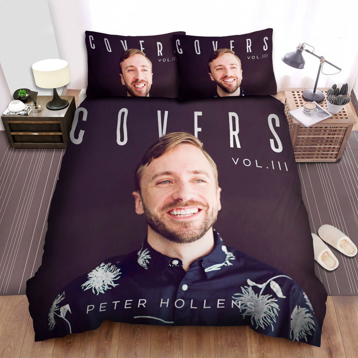 Peter Hollens Covers Bedding Sets, Flatsheet Gift For Christmas, Thanksgiving, Halloween