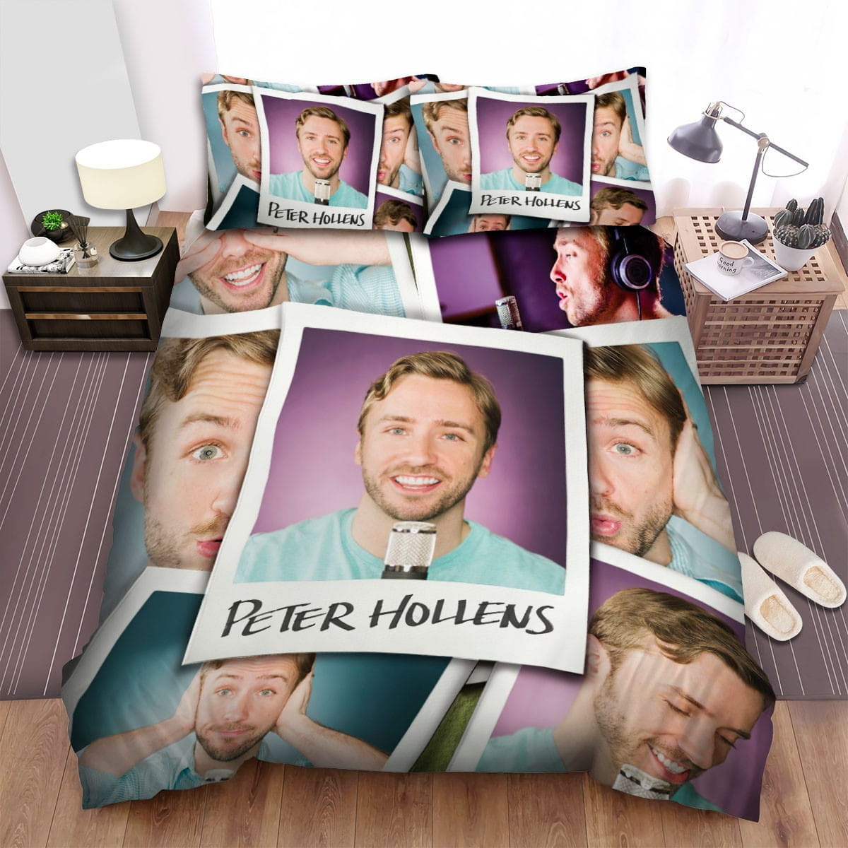 Peter Hollens Bedding Sets Duvet Cover, Flatsheet, Pillowcases Perfect Gift For Fans