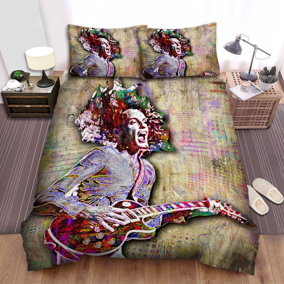 Peter Frampton Art Bedding Set, Gift For Christmas, Birthday, Thanksgiving