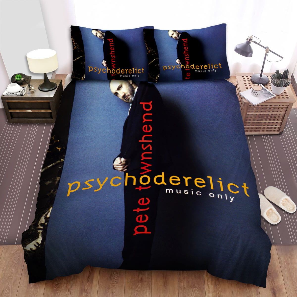 Pete Townshend Decorative Bedding Sets with Duvet Cover, Flatsheet, Pillowcases