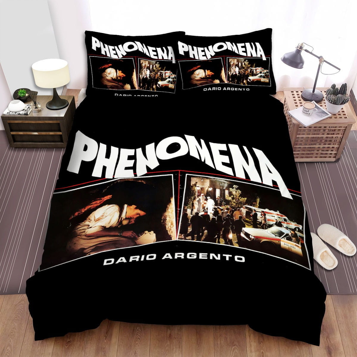 Phenomena Police Cars Bedding Sets, Flatsheet Gift For Christmas, Thanksgiving, Halloween