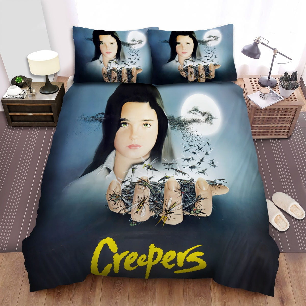 Phenomena Poster 4 Decorative Bedding Sets with Duvet Cover, Flatsheet, Pillowcases