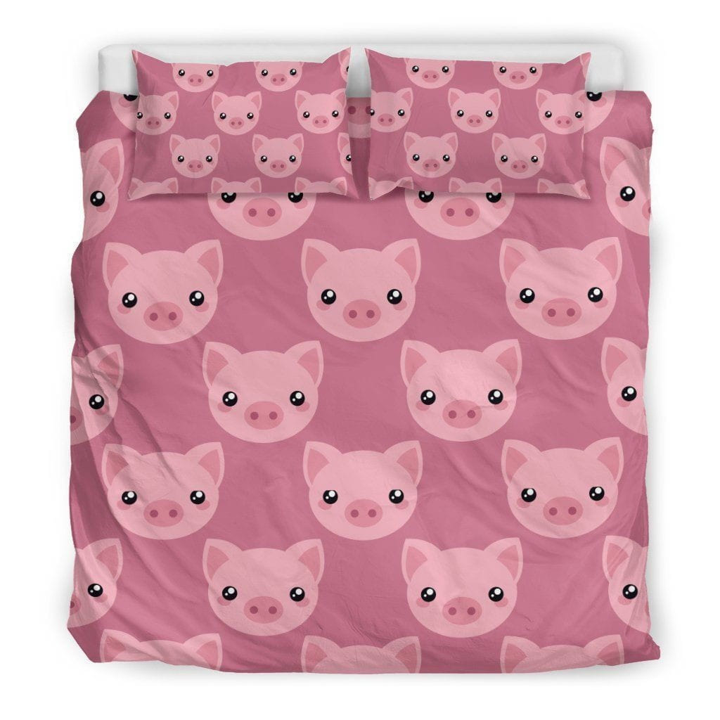 Pig Bedding Sets, Flatsheet Gift For Wife, Husband, Besties