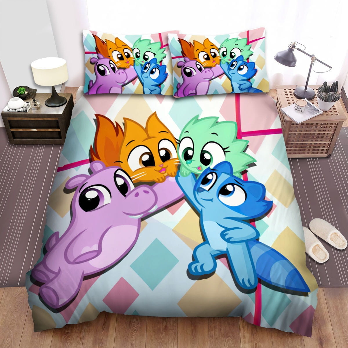 Pikwik Pack Team High Five Bedding Sets, Flatsheet Gift For Wife, Husband, Besties