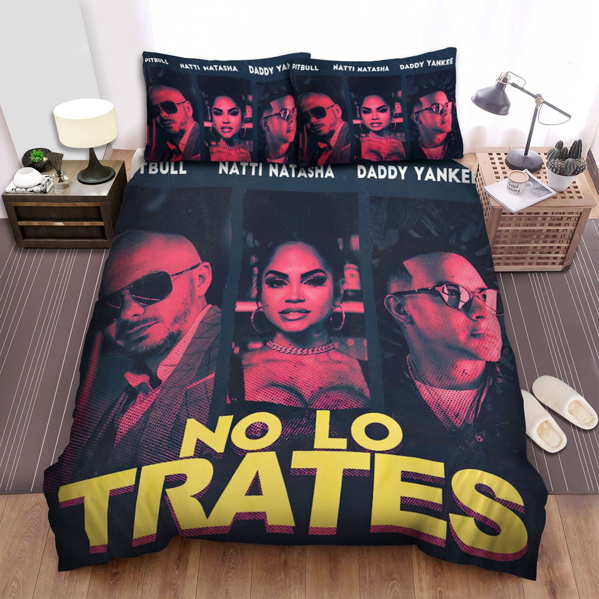 Pitbull Nolo Trates Bedding Sets, Flatsheet Gift For Christmas, Thanksgiving, Halloween