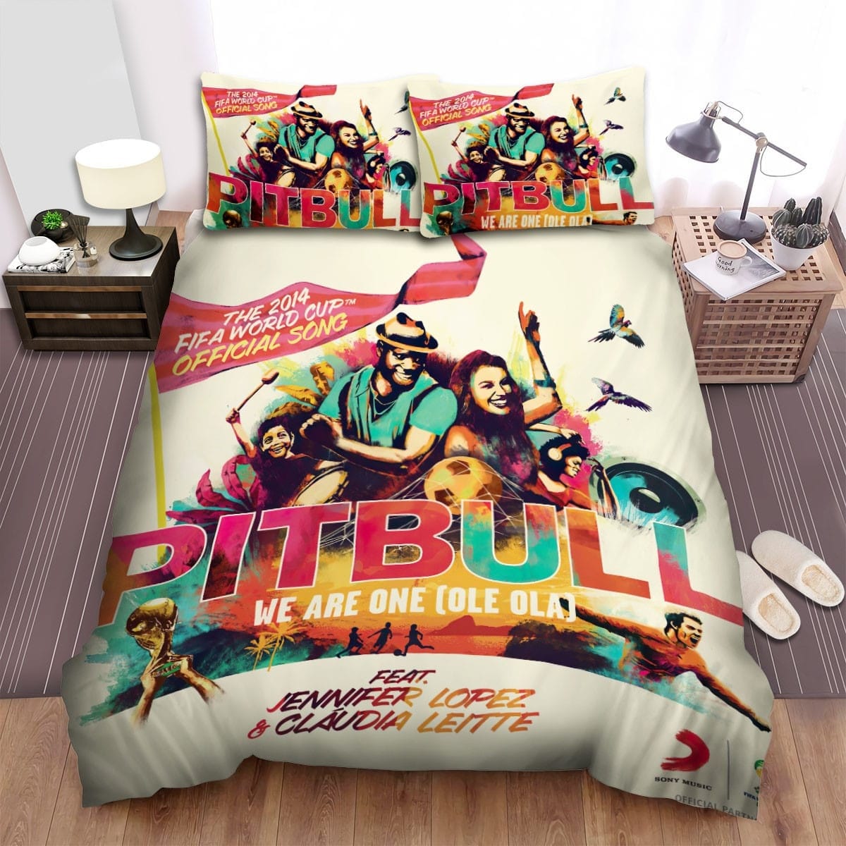 Pitbull We Are One Bedding Set, Gift For Christmas, Birthday, Thanksgiving