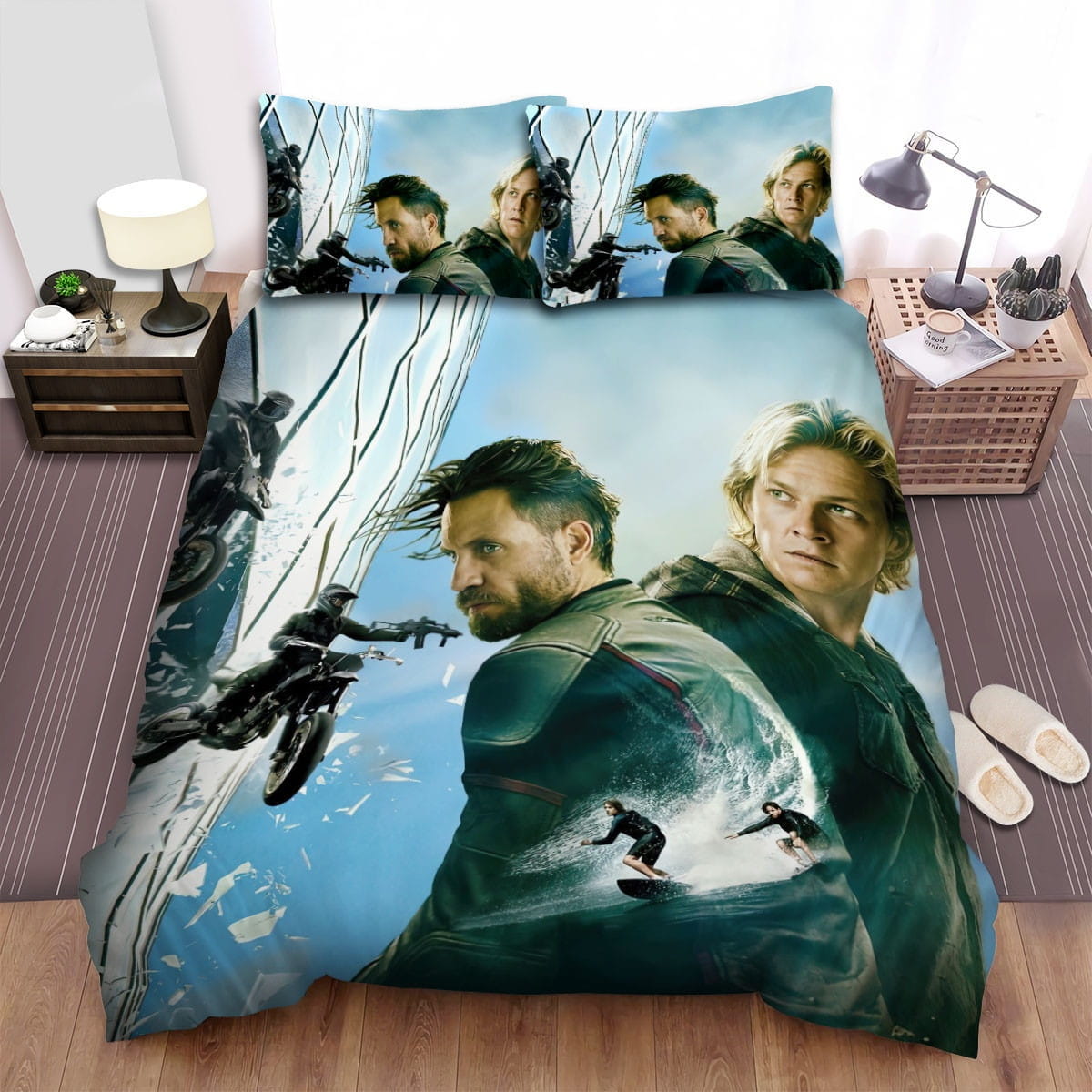 Point Break Movie Poster 9 Bedding Sets Duvet Cover, Flatsheet, Pillowcases Perfect Gift For Fans
