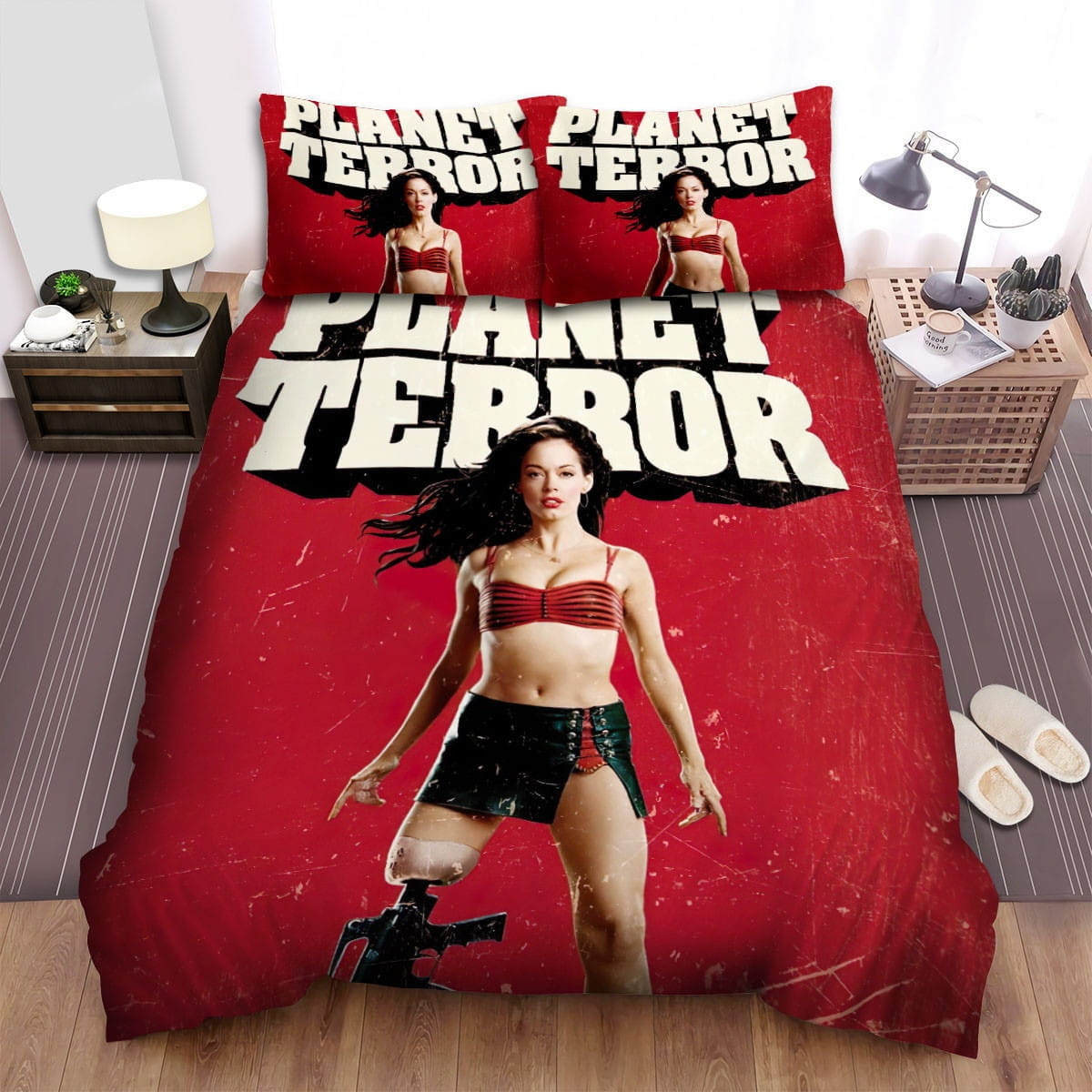 Planet Terror Poster Bedding Sets Duvet Cover, Flatsheet, Pillowcases Perfect Gift For Fans