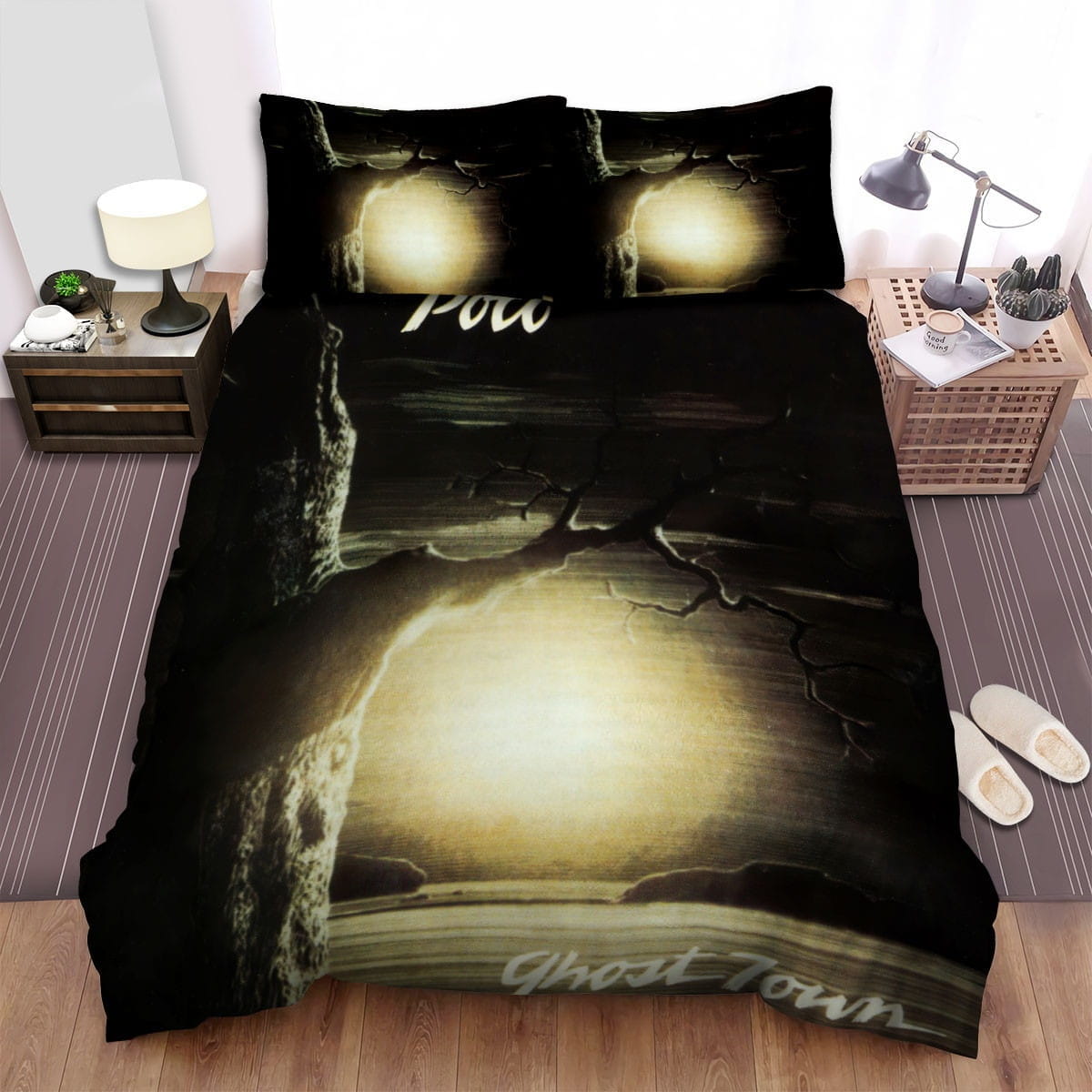 Poco Ghost Town Bedding Sets Duvet Cover, Flatsheet, Pillowcases Perfect Gift For Fans
